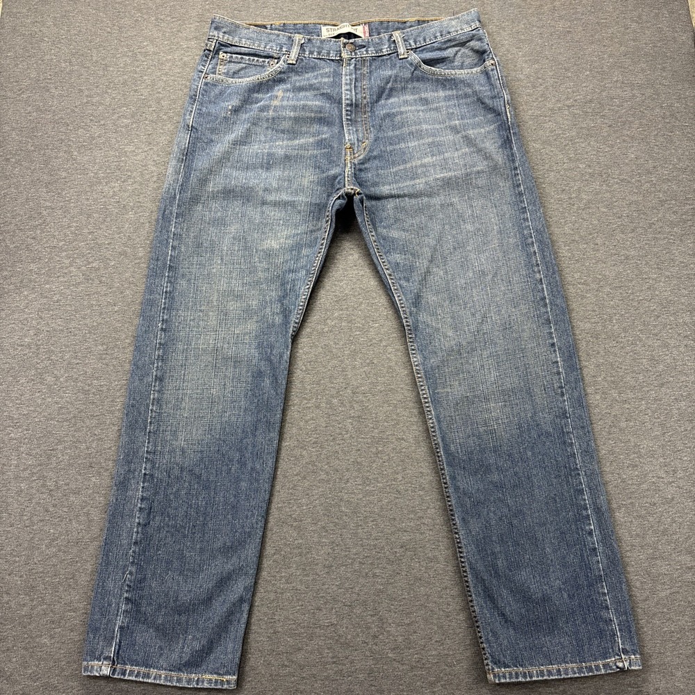 Vintage Levi's 505 Jeans Mens 38x32 Straight Fit Distressed Paint Spots Y2K Work